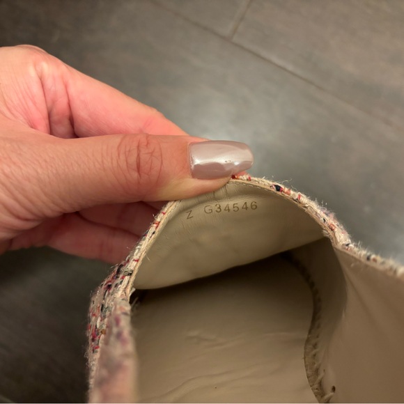 Authentic Chanel Pink Tweed Espadrilles size 9B/39 - Picture 7 of 7